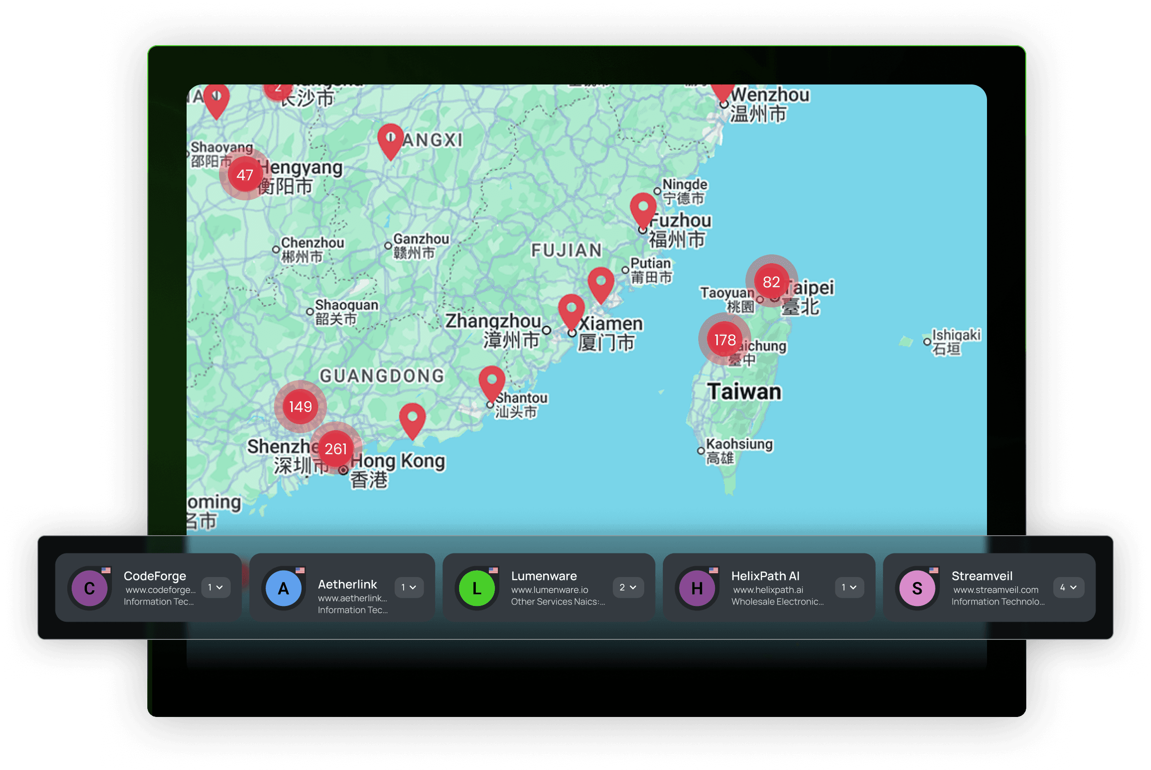 geo risk monitoring china and taiwan
