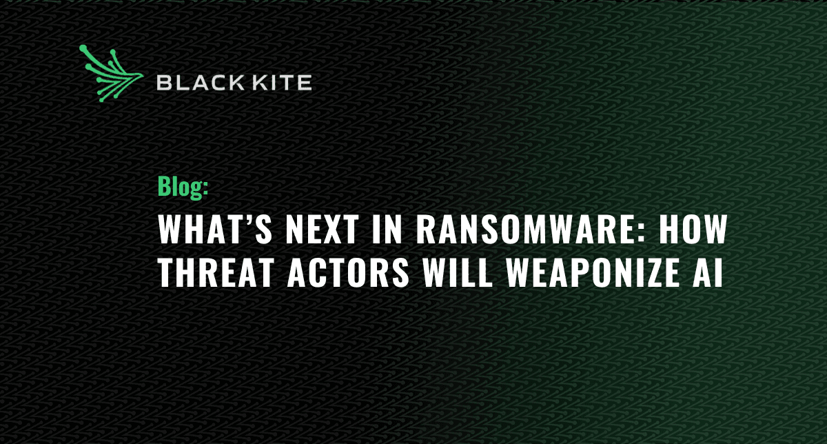 What’s Next in Ransomware: How Threat Actors Will Weaponize AI