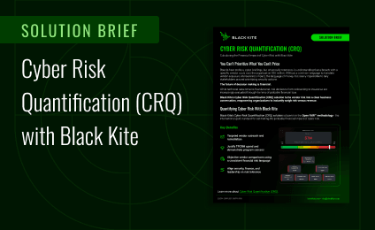 Cyber Risk Quantification (CRQ) with Black Kite