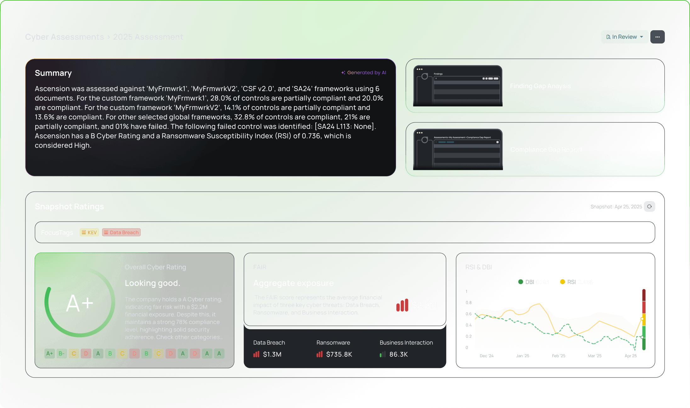 ai summary screenshot